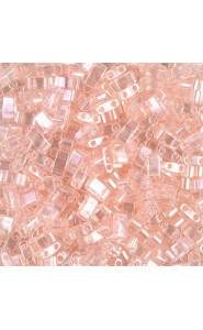 Miyuki half tila 5x2.4mm beads - Light rose luster HTL-365